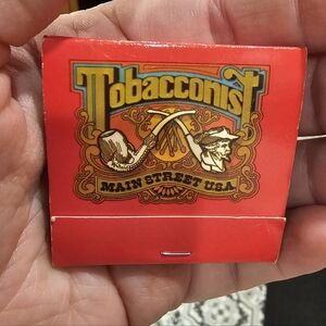 Tobacconist Main Street U.S.A. Red DISNEY Matchbook